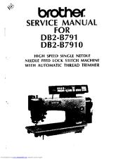 Brother DB2-B791 Service Manual