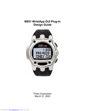 Timex M851 Design Manual