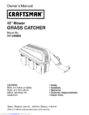 Craftsman 917.249890 Owner's Manual