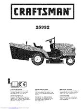 CRAFTSMAN 25332 Instruction Manual