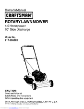 Craftsman 917.386082 Owner's Manual