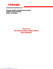 Toshiba SD-R1512 User Manual