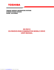 Toshiba SD-R2212 User Manual