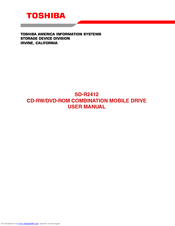 Toshiba SD-R2412 User Manual