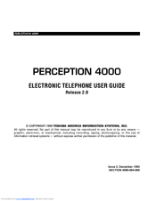 Toshiba PERCEPTION 4000 User Manual
