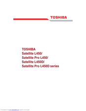 Toshiba Satellite Pro L450D User Manual