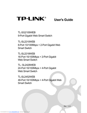 TP-Link TL-SL2452WEB - Web Smart Switch User Manual