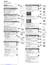 CANON PowerShot SX500 IS Getting Started Manual