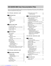 Casio M20 User Manual