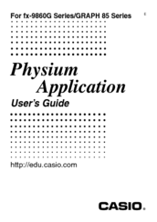Casio Physium Application User Manual