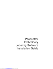 Brother ELS Lettering Installation Manual