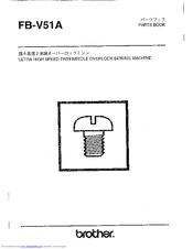 Brother EF4-V51A Parts Manual