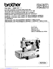 Brother FD4-B271 Parts Manual