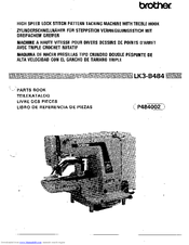 Brother LK3-B484 Parts Manual