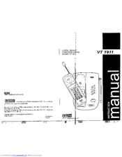 VTech VT 1911 Instruction Manual
