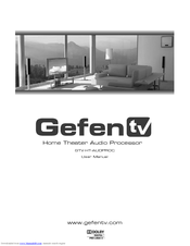 Gefen GTV-HT-AUDPROC User Manual