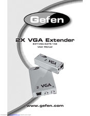 Gefen EXT-VGA-CAT5-142 User Manual