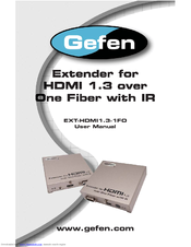 Gefen EXT-HDMI1.3-1FO User Manual