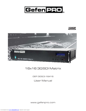 Gefen Pro GEF-3GSDI-16416 User Manual