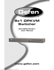 Gefen EXT-DPKVM-841 User Manual