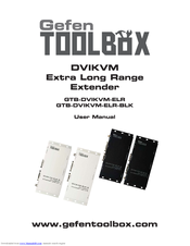 Gefen ToolBox GTB-DVIKVM-ELR User Manual