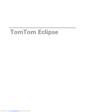 TomTom ECLIPSE Manual