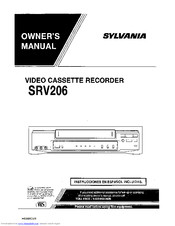 SYLVANIA SRV206 Owner's Manual