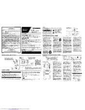 SYLVANIA SRT2127S Owner's Manual
