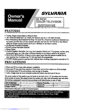 Sylvania SRT2223S Owner's Manual