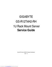 Gigabyte GS-R12T4H2-RH Service Manual