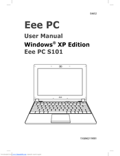 Asus Eee PC S101 XP User Manual