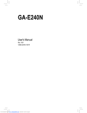 Gigabyte GA-E240N User Manual