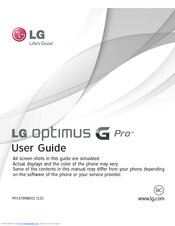 LG E980 Optimus G Pro Owner's Manual