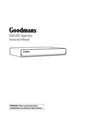 Goodmans GDB12XIT Instruction Manual