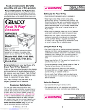 Graco Pack 'N Play 9745 Owner's Manual