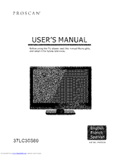 Proscan 37LC30S60 User Manual