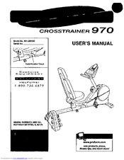 PROFORM Crosstrainer 970 User Manual