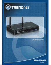 TRENDnet TEW-670APB User Manual