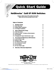 Tripp Lite NetDirector B064-032-04-IPG Quick Start Manual