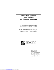 TROY XCD XConnect 100-8S Administrator's Manual