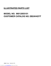 Poulan Pro DB24H42YT Illustrated Parts List