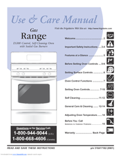 Frigidaire FGF368GB Use And Care Manual