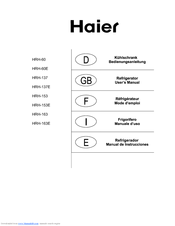 Haier HRH-163 User Manual
