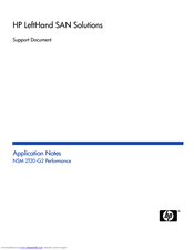 HP LeftHand Networks NSM 2120-G2 Application Notes