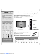 Dynex DX-L40-10A Quick Setup Manual