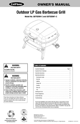 Uniflame GBT926W1-C Owner's Manual