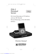 Universal Remote Control Complete Control PSX-2 Owner's Manual