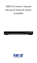 Universal Remote Control total control MRX-10 Owner's Manual
