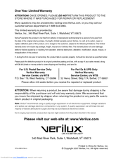 Verilux Princeton Deluxe VF05 User Manual