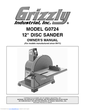 Grizzly G0724 Owner's Manual
